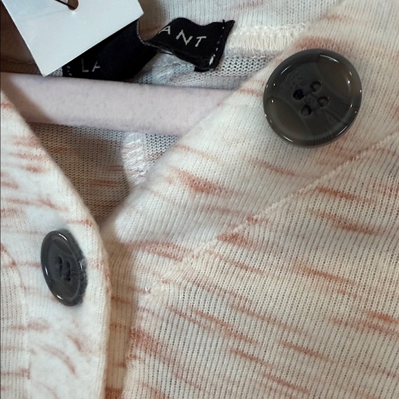 Lane Bryant Pink Long Sleeve Top with Button Detail - Picture 5 of 9